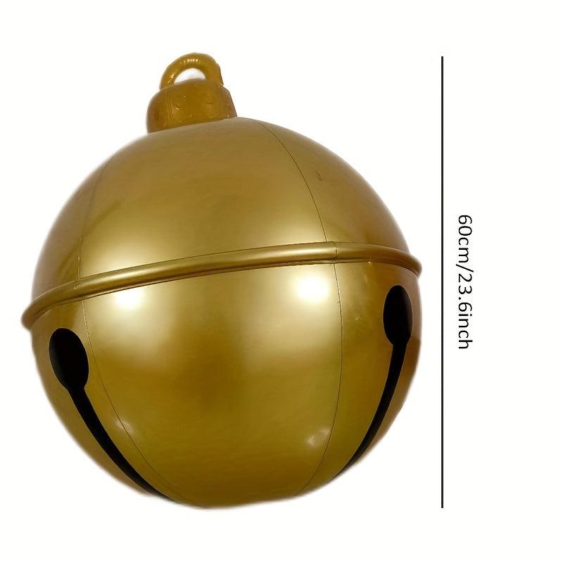 Christmas Decoration Smile Bell Balloon Outdoor Fun Pvc Christmas Inflatable Bal