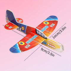 10pcs Hand Glider DIY Puzzle Toy Foam Glider Party Small Gift
