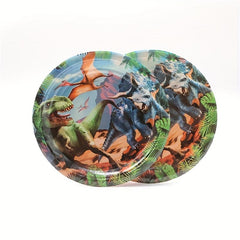 Dinosaur Plates Set for 20 Guests - Dino Party Supplies
