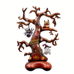3pcs 54 inch 3D Standing Balloons Witch Pumpkin Halloween Decorations