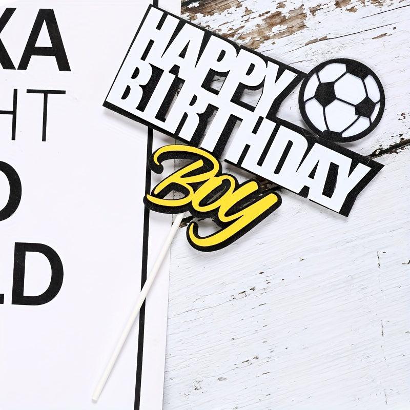 Football Inserts Sports Theme Cake Decoration Set