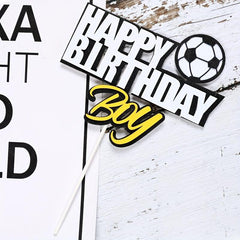 Football Inserts Sports Theme Cake Decoration Set