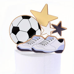 Football Inserts Sports Theme Cake Decoration Set