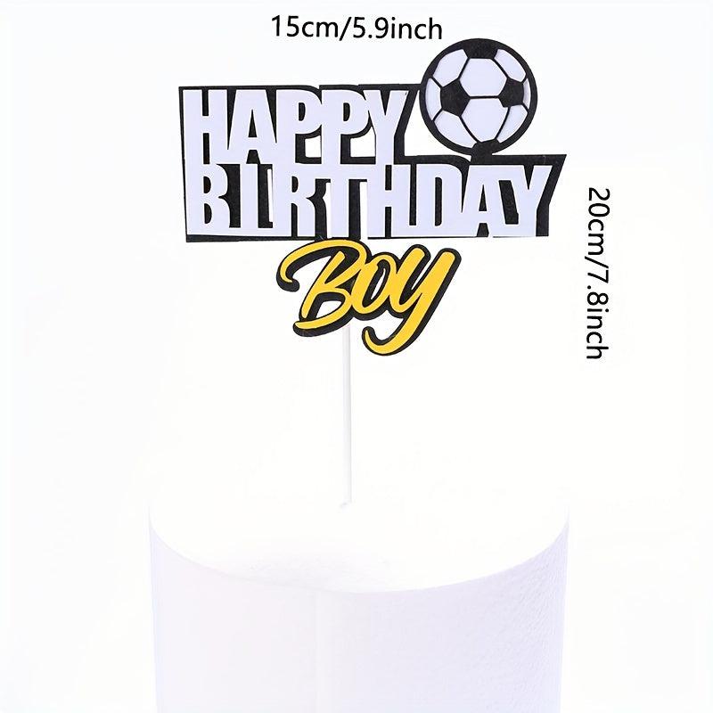 Football Inserts Sports Theme Cake Decoration Set