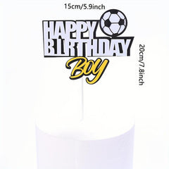 Football Inserts Sports Theme Cake Decoration Set