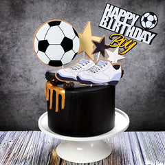 Football Inserts Sports Theme Cake Decoration Set