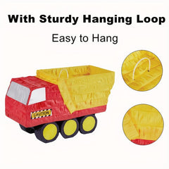 Construction Dump Truck Pinata For Boys Birthday Party