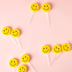 Smiley Face Birthday Candle Decoration