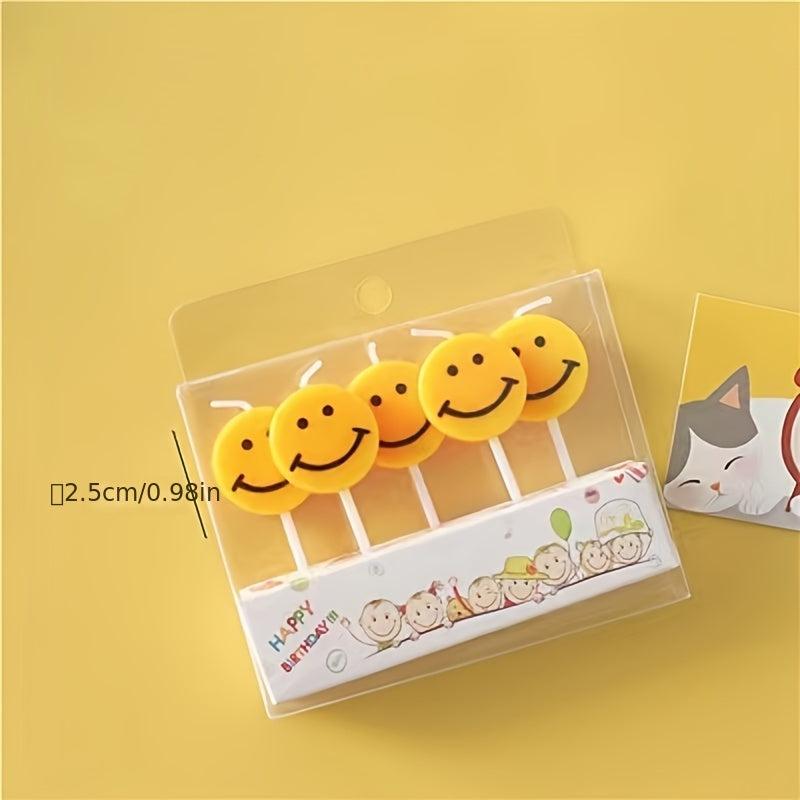 Smiley Face Birthday Candle Decoration