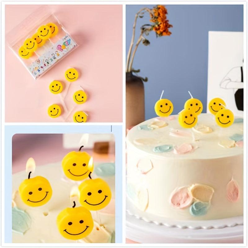 Smiley Face Birthday Candle Decoration