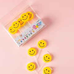 Smiley Face Birthday Candle Decoration