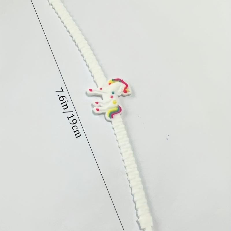 5pcs Unicorn Slap Bracelets Cartoon Birthday Party Favors Supplies