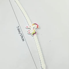 5pcs Unicorn Slap Bracelets Cartoon Birthday Party Favors Supplies