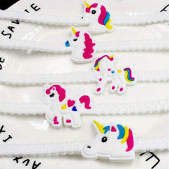 5pcs Unicorn Slap Bracelets Cartoon Birthday Party Favors Supplies
