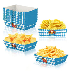 12pcs Oktoberfest Party Snack Tray Cartons