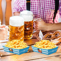 12pcs Oktoberfest Party Snack Tray Cartons