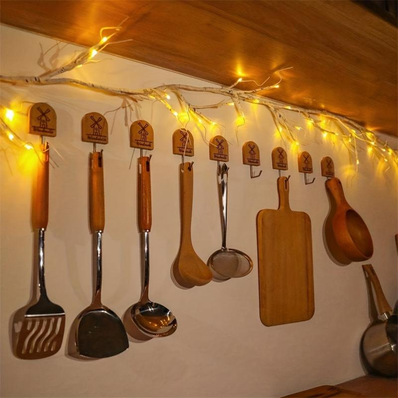 Birch Garland Lights 1.7m 48 LED Fairy Light Timer Christmas Decoration