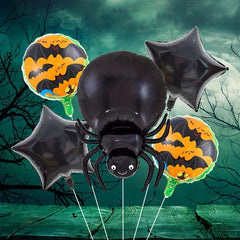 5pcs Halloween Set Aluminum Film Balloons Party Event Decoration Supplies