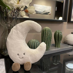 Soft Plush Toy Moon Pillow Throw Pillow Gift
