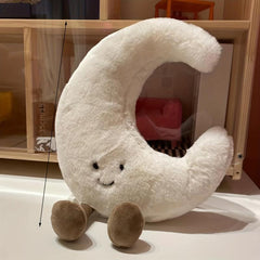 Soft Plush Toy Moon Pillow Throw Pillow Gift
