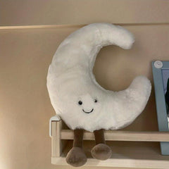 Soft Plush Toy Moon Pillow Throw Pillow Gift