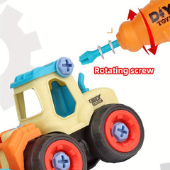 DIY Detachable Engineering Car Toy Set for Children