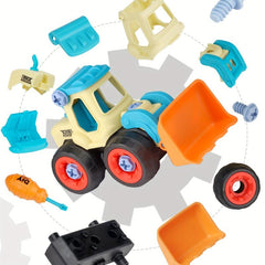 DIY Detachable Engineering Car Toy Set for Children