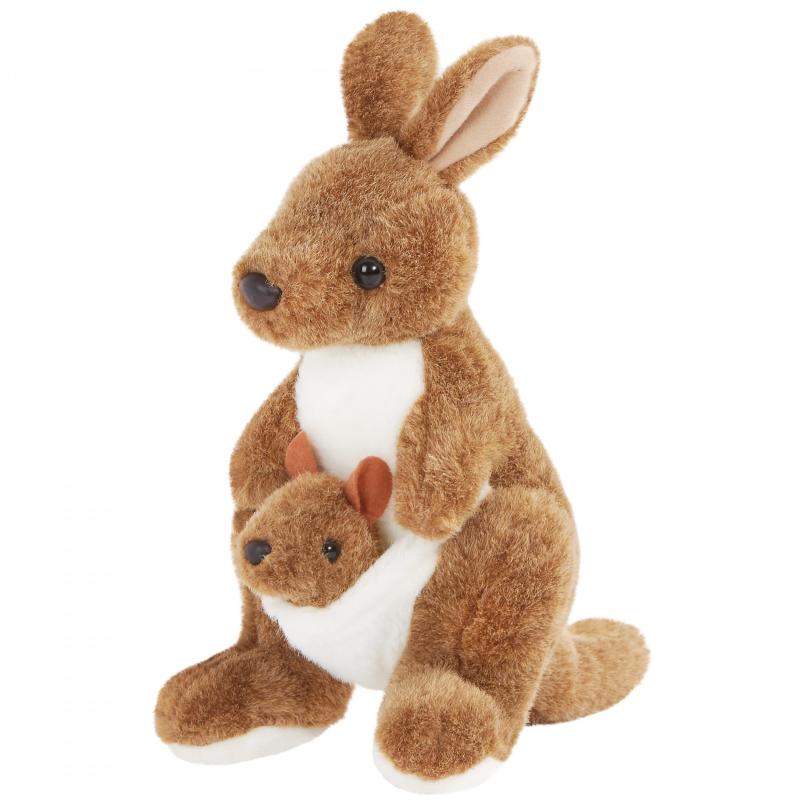 Glow Guards Kangaroo Stuffed Animal Plush Toys for Kids, Set of 2