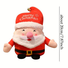 Christmas Plush Dolls Santa Reindeer Stuffed Animals Plush Toys Xmas Decor