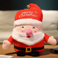 Christmas Plush Dolls Santa Reindeer Stuffed Animals Plush Toys Xmas Decor