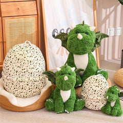 7-inch Dinosaur Doll & Eggshell Plush Toy - Hatching Baby Dinosaur Gift