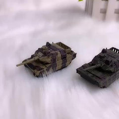 Cartoon Tank Toy Car Mini Back Force Tank Model Christmas Halloween