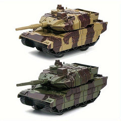 Cartoon Tank Toy Car Mini Back Force Tank Model Christmas Halloween