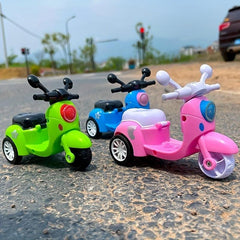 Mini Toy Car Motorcycle Assembly Pull Back Motorcycle