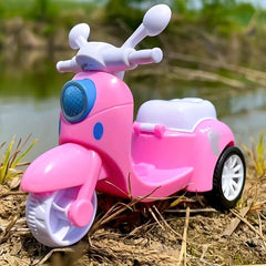 Mini Toy Car Motorcycle Assembly Pull Back Motorcycle