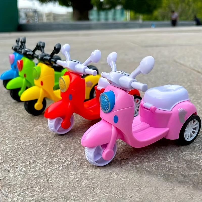 Mini Toy Car Motorcycle Assembly Pull Back Motorcycle
