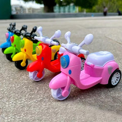 Mini Toy Car Motorcycle Assembly Pull Back Motorcycle