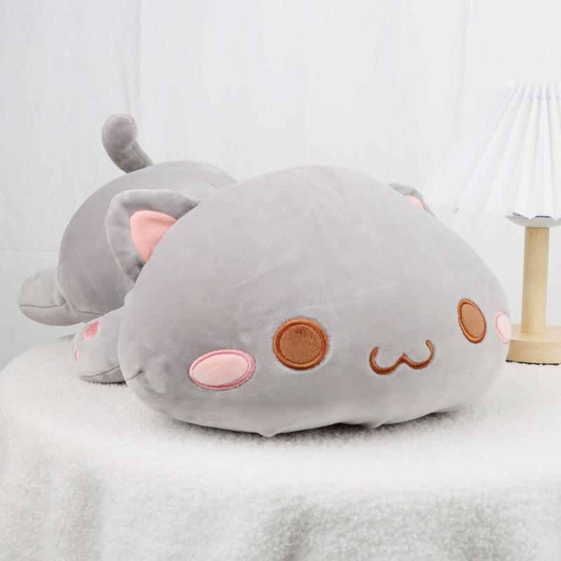 9in Cat Plush Pillow Sofa Cushion Stuffed Cartoon Animal Doll - Lovely Gift