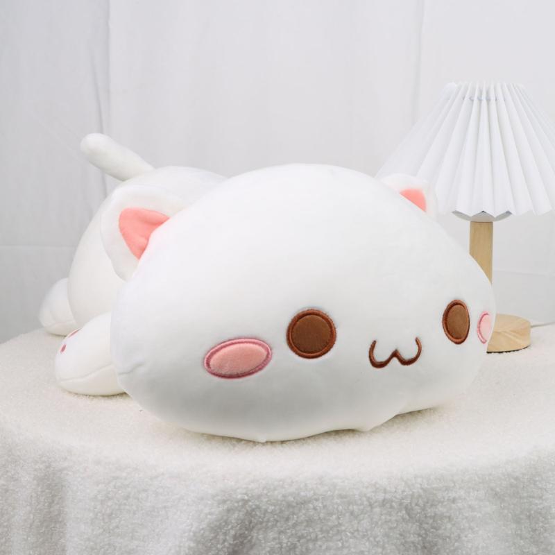9in Cat Plush Pillow Sofa Cushion Stuffed Cartoon Animal Doll - Lovely Gift
