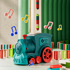 Train Domino Puzzle Toy Educational Game Requires 2 AA Batteries
