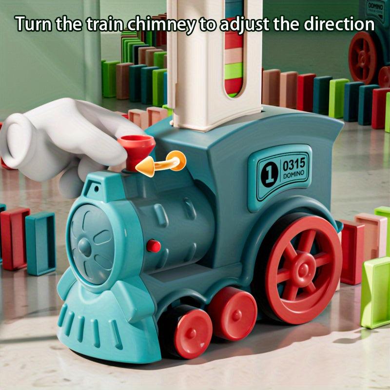 Train Domino Puzzle Toy Educational Game Requires 2 AA Batteries