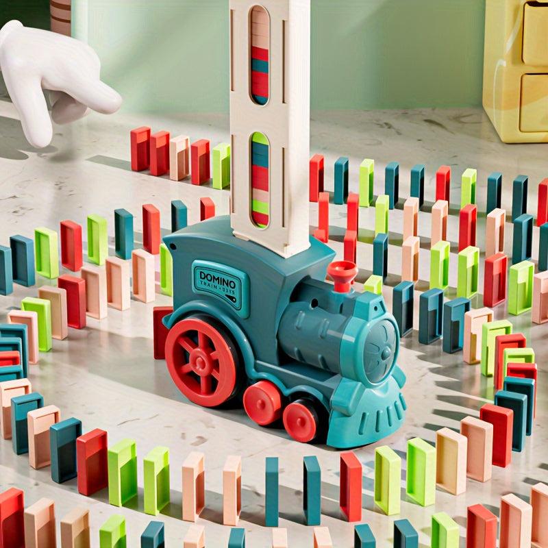 Train Domino Puzzle Toy Educational Game Requires 2 AA Batteries