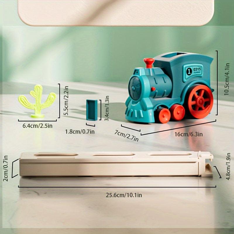 Train Domino Puzzle Toy Educational Game Requires 2 AA Batteries