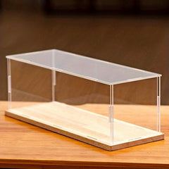 Solid Wood Base Display Box for Collectibles