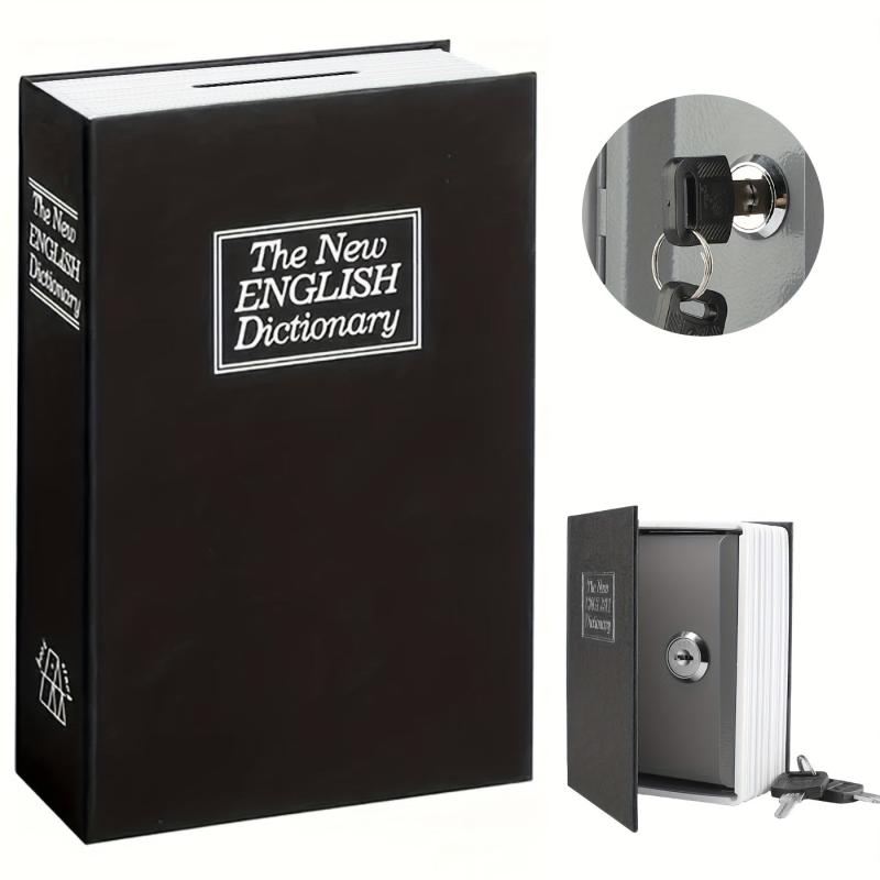 Hidden Dictionary Safe with Password Money Stash & Book Storage