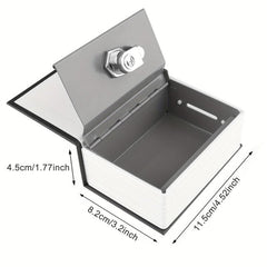 Hidden Dictionary Safe with Password Money Stash & Book Storage