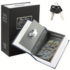 Hidden Dictionary Safe with Password Money Stash & Book Storage