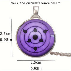 Classic Anime Element Pendant Necklace Versatile Anime Jewelry For Men And Women