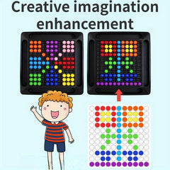 Rainbow Checkerboard Game Educational Interactive Board Game