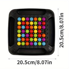 Rainbow Checkerboard Game Educational Interactive Board Game